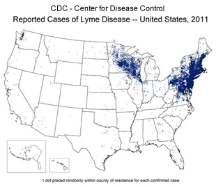 Reported Cases of Lyme Disease